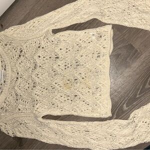 Aeropostale Cream Knit Sweater